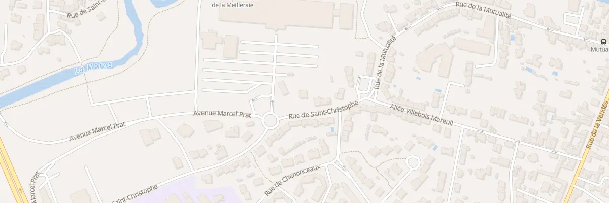 Plan du 6 Rue de St-Christophe à Cholet
