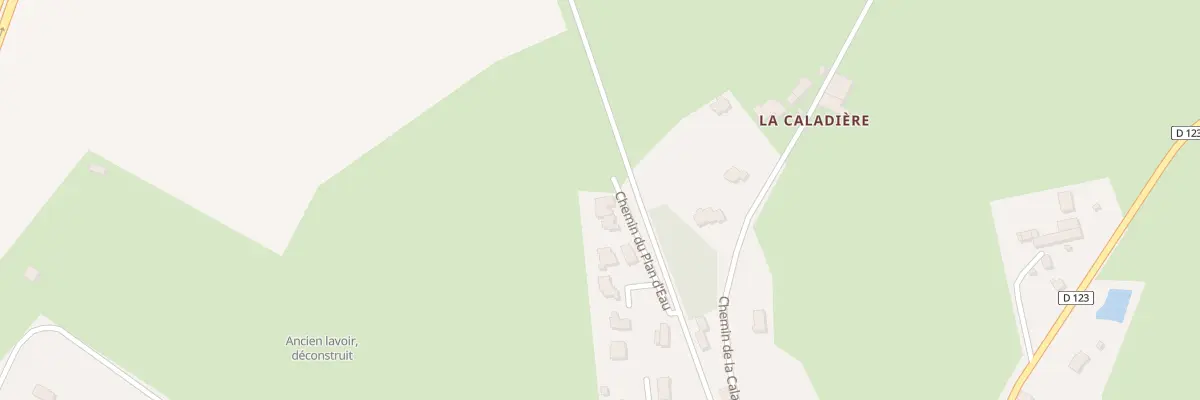 Plan du 5 Che du Plan d’Eau à La Baconnière