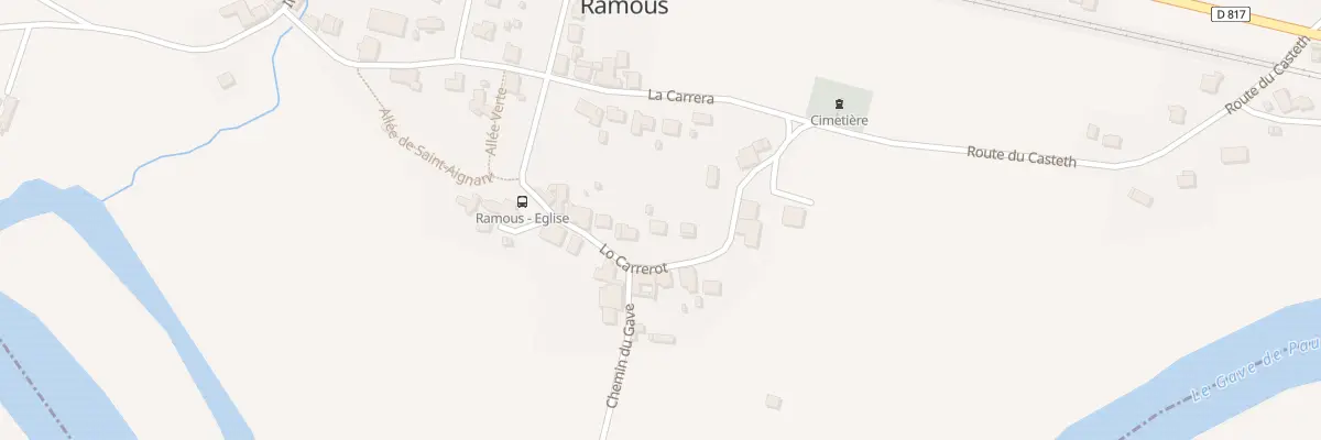 Plan du 150 Lo Carrerot à Ramous