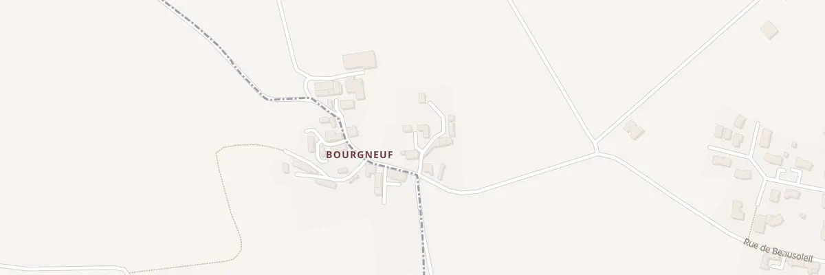 Plan du 10 Hameau du Bourgneuf à Saint-Quentin-les-Anges