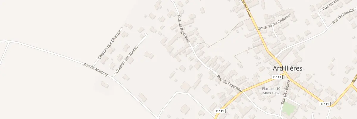 Plan du 20 Rue du Riganeau à Ardillières