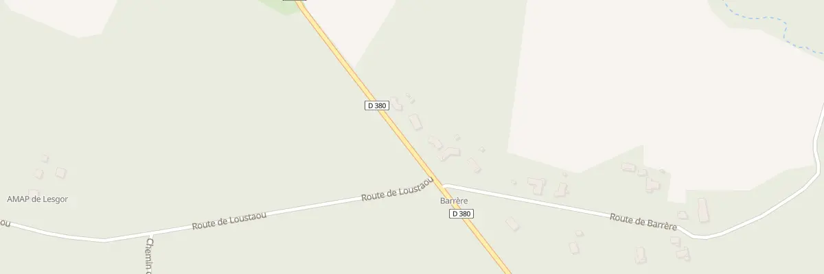 Plan du 1105 Rte de Begaar à Lesgor