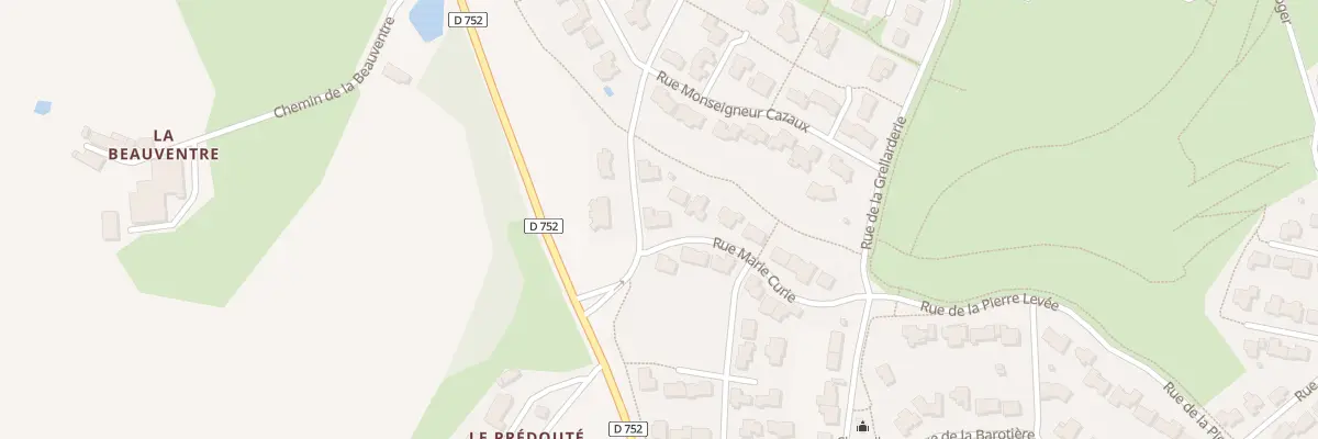 Plan du 25 Rue de la caillère à Saint-Laurent-sur-Sèvre