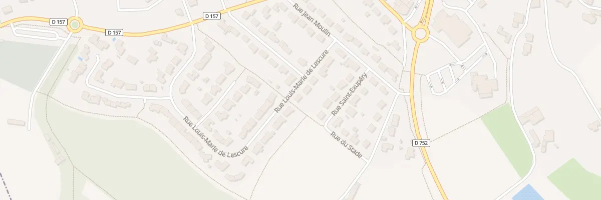 Plan du 10 Rue Louis Marie de Lescure Psb à Cholet