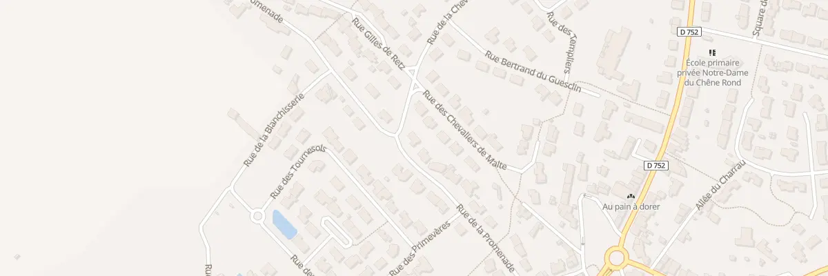 Plan du 22 Rue de la Promenade Psb à Cholet