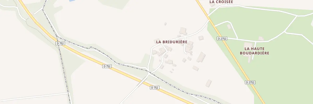 Plan du 3 La Bridurière aux Epesses