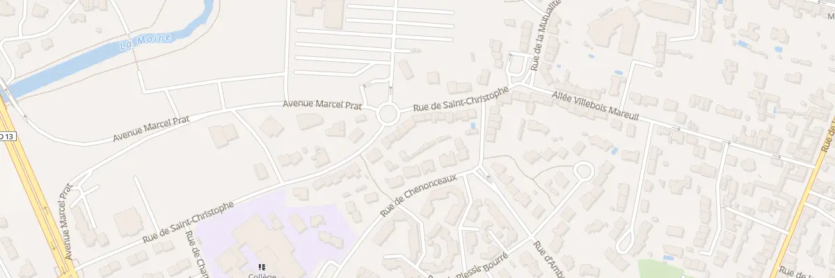 Plan du 15 Rue de St-Christophe à Cholet