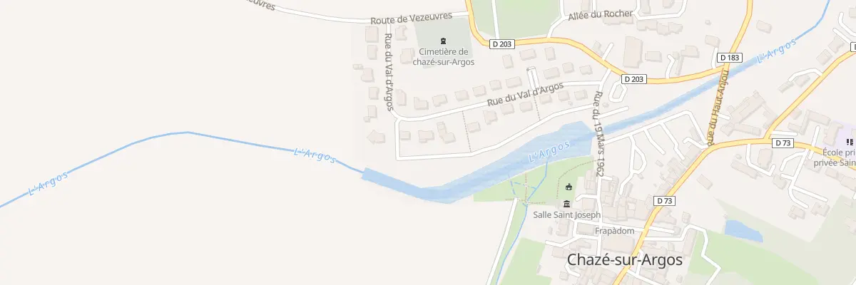 Plan du 18 Rue du val d’argos à Chazé-sur-Argos