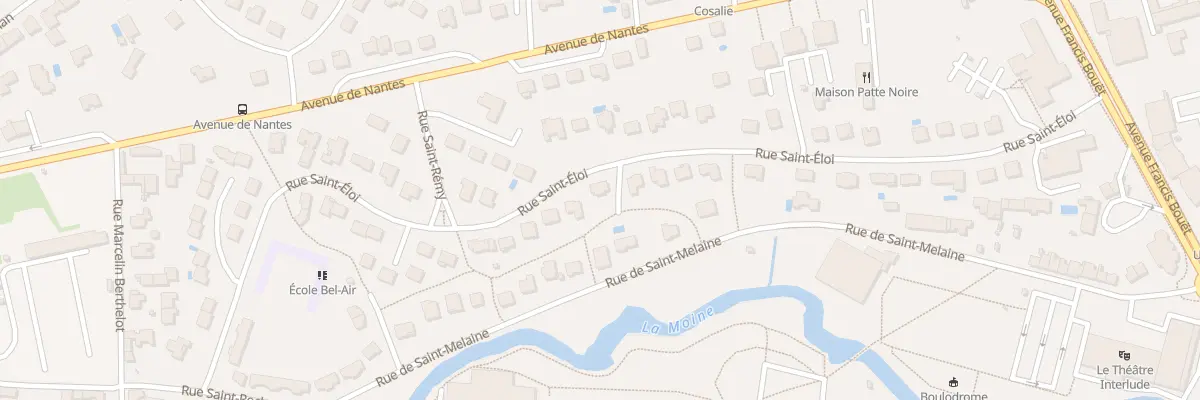 Plan du 25 Rue Saint Eloi à Cholet