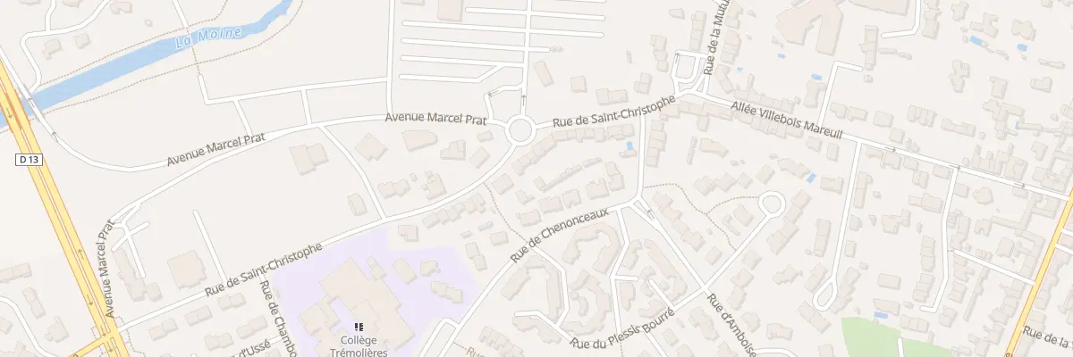 Plan du 21 Rue de St-Christophe à Cholet