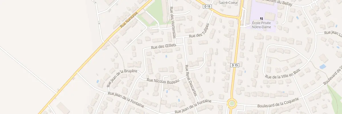 Plan du 10 Rue des Oeillets au May-sur-Èvre