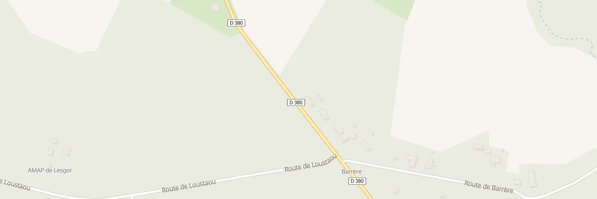 Plan du 1085 Rte de Begaar à Lesgor