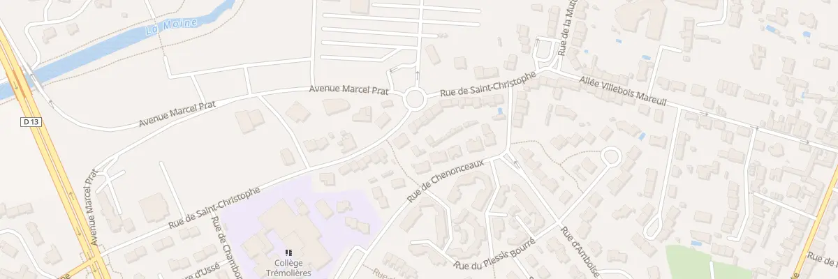 Plan du 23 Rue de St-Christophe à Cholet