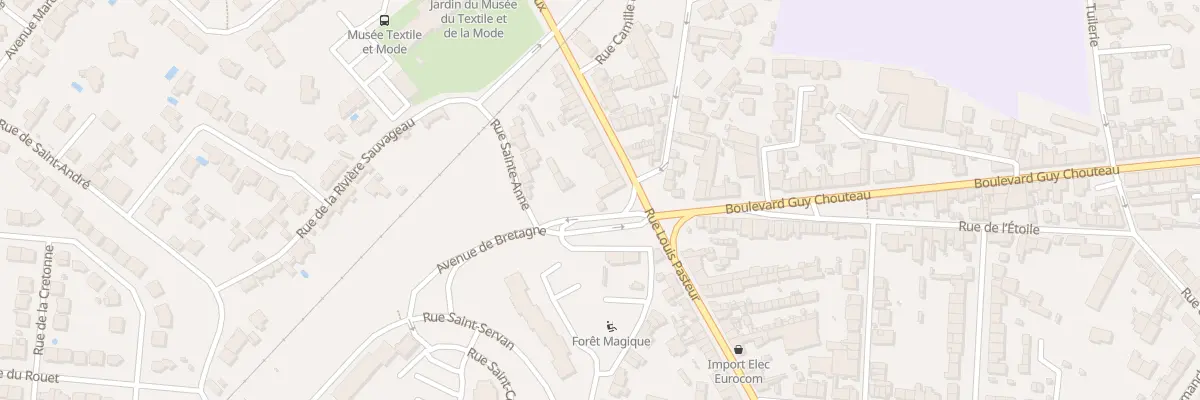 Plan du 107 Rue Louis Pasteur à Cholet