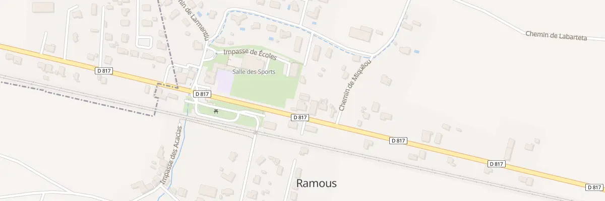 Plan du 5706 De Las Barthes à Ramous
