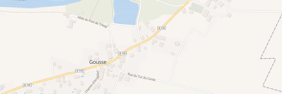Plan du 734 Av du Val d’Adour à Gousse