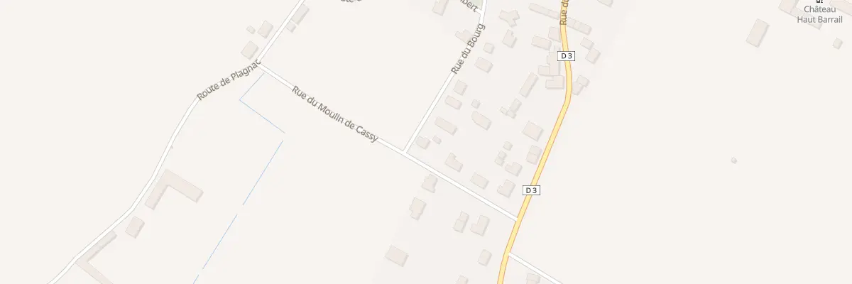 Plan du 6 Rue du Moulin de Cassy à Bégadan