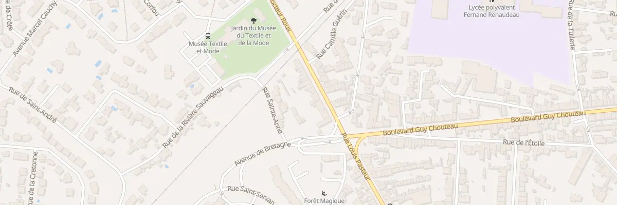 Plan du 117 Rue Louis Pasteur à Cholet