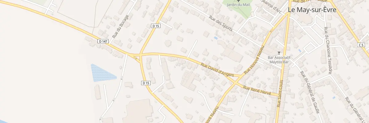Plan du 21 Rue David d’Angers au May-sur-Èvre