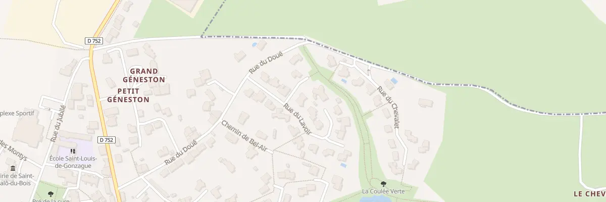 Plan du 7 Rue du lavoir à Saint-Malô-du-Bois