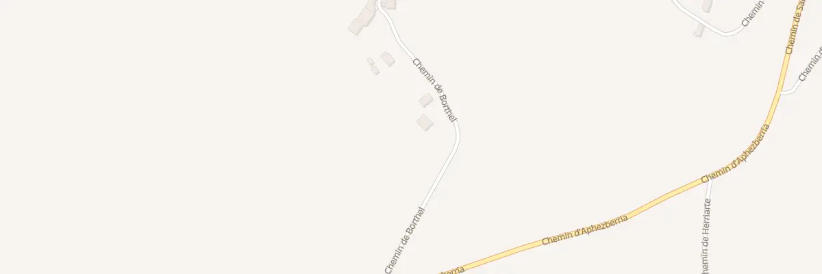 Plan du 268 Che de Borthel à Charritte-de-Bas