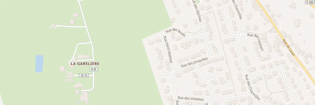 Plan du 2 Rue Henri Matisse à La Baconnière