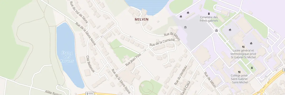 Plan du 1 Rue de la corniche à Saint-Laurent-sur-Sèvre