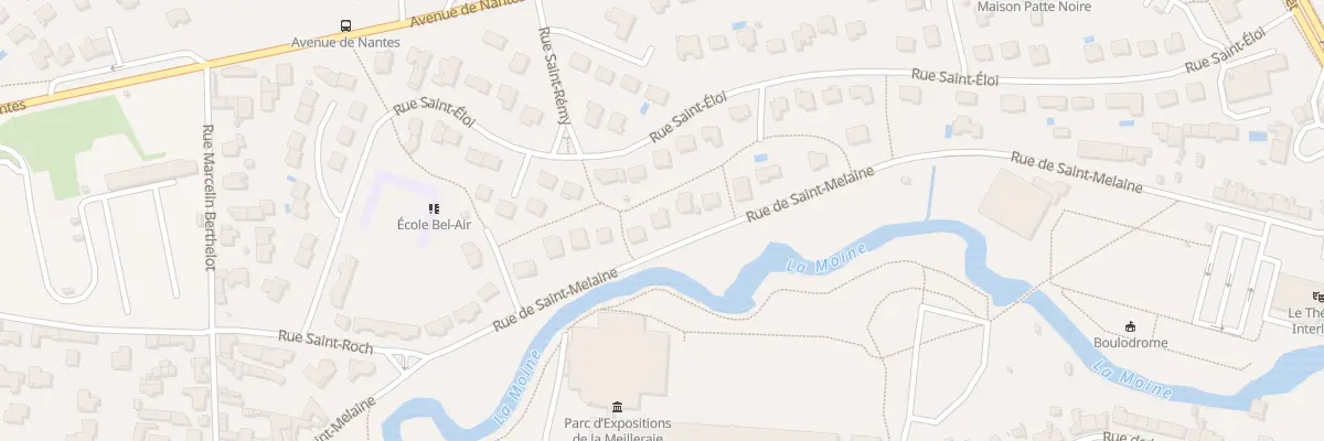 Plan du 80 Rue de St Melaine à Cholet