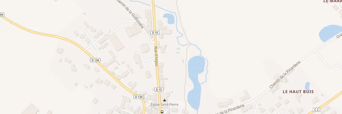 Plan du 12B Rue d’Anjou (La Poiteviniere) à Beaupréau-en-Mauges
