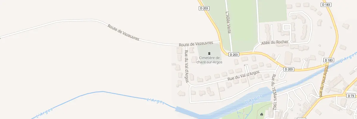 Plan du 32 Rue du val d’argos à Chazé-sur-Argos