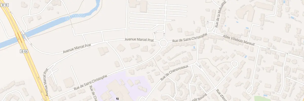 Plan du 12 Rue de St-Christophe à Cholet
