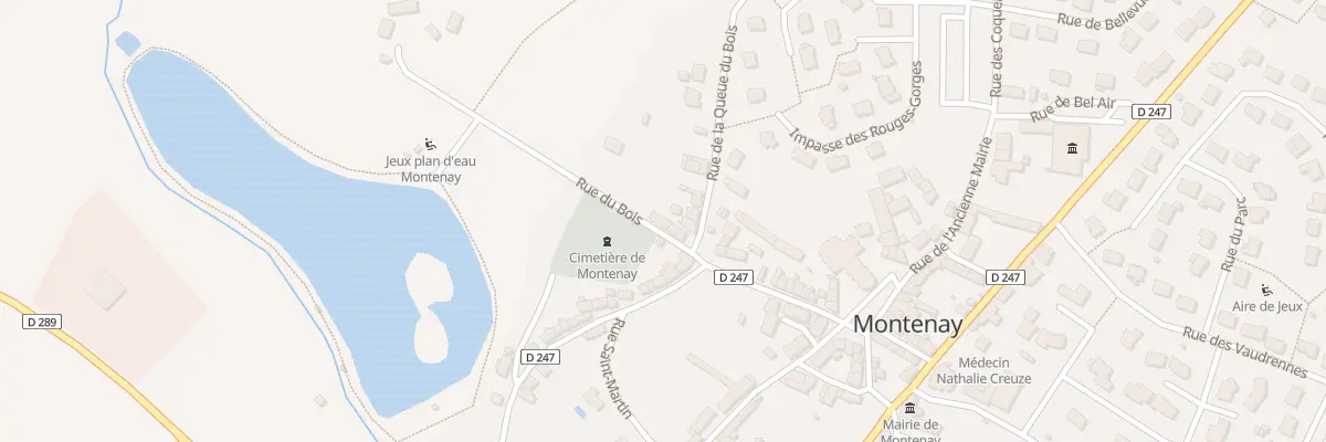 Plan du 6 Rue du Bois à Montenay