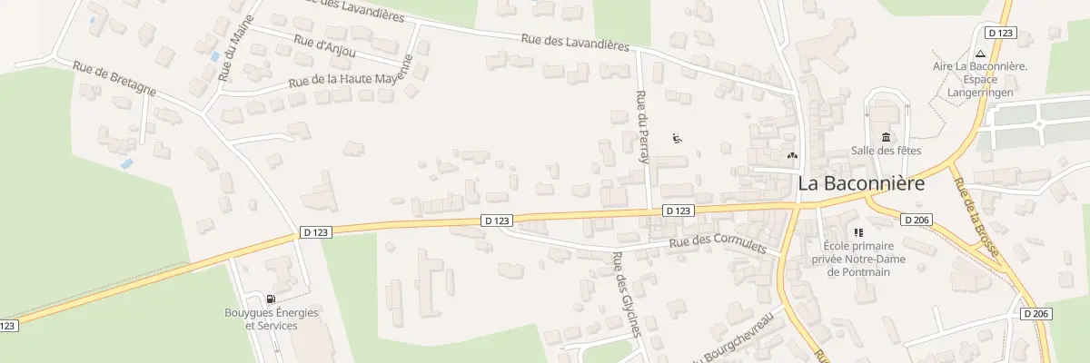 Plan du 28 Rue du Bourgneuf à La Baconnière