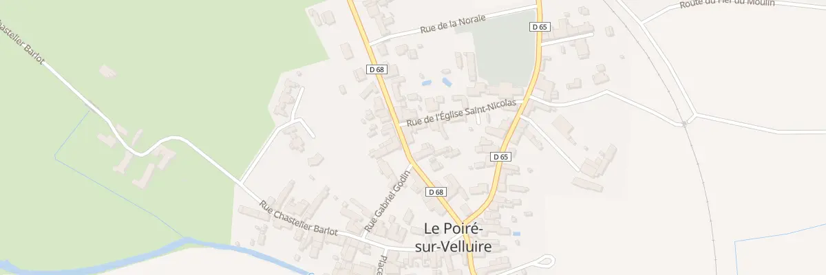 Plan du 23 Rue Jean Moulin Le Poire aux Velluire-sur-Vendée