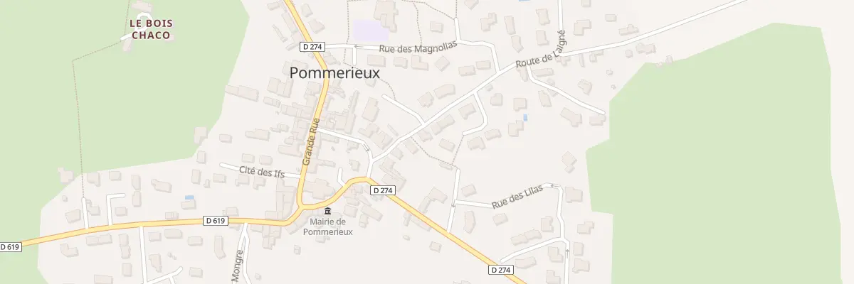 Plan du 6 Rte de Laigné à Pommerieux