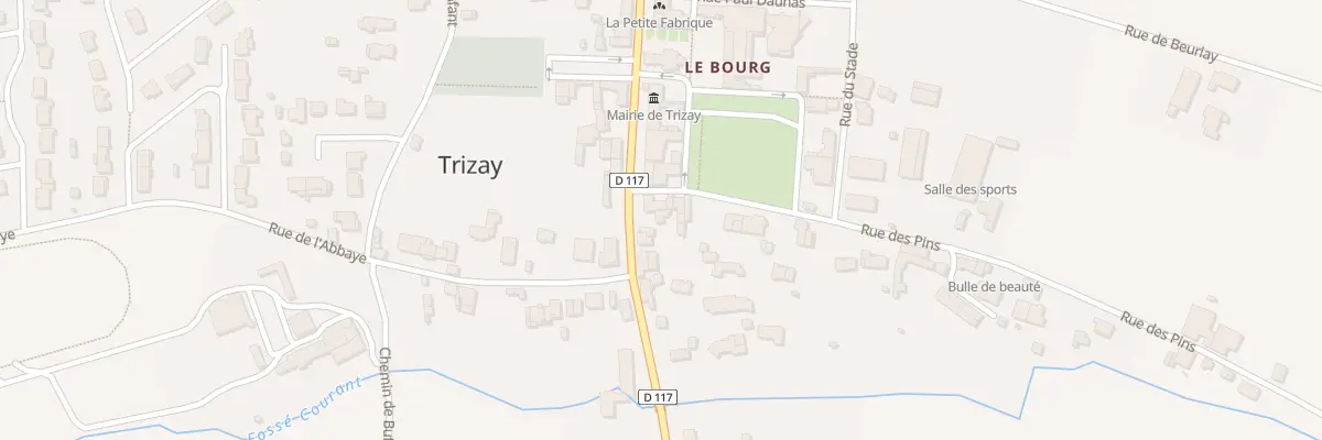 Plan du 38 Av de la République à Trizay