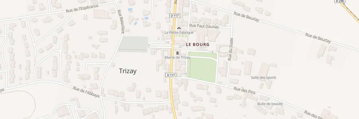 Plan du 46 Av de la République à Trizay