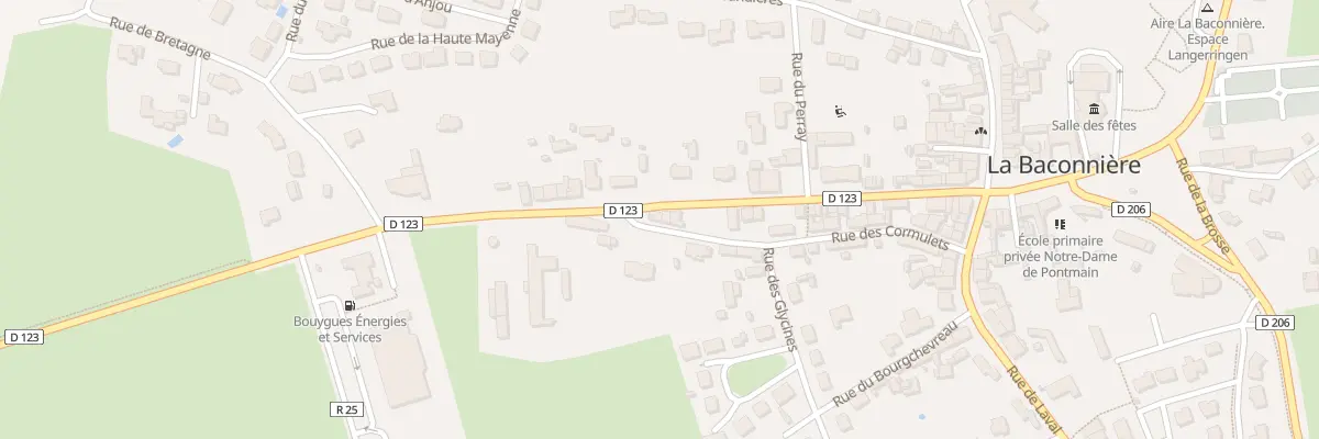 Plan du 29 Rue du Bourgneuf à La Baconnière