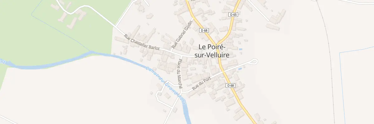 Plan du 10 Pl du Marche aux Velluire-sur-Vendée