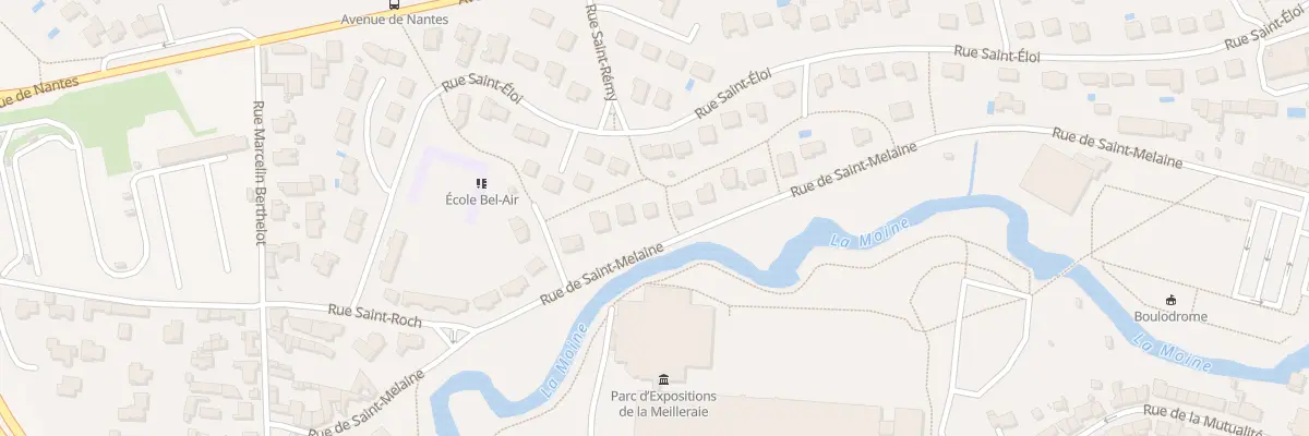 Plan du 84 Rue de St Melaine à Cholet