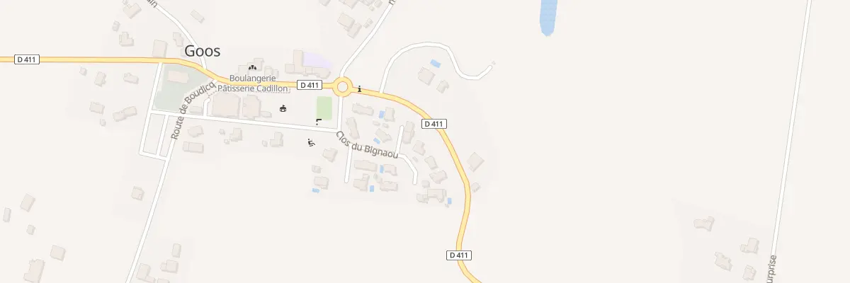 Plan du 4 Clos du Bignaou à Goos