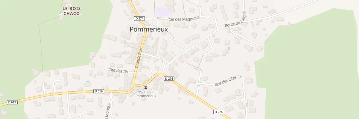 Plan du 4 Rte de Laigné à Pommerieux