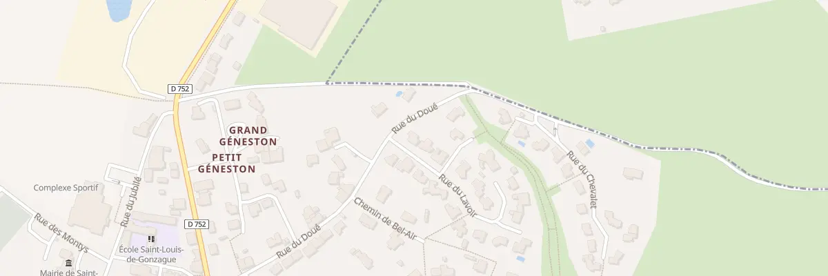 Plan du 1 Rue du lavoir à Saint-Malô-du-Bois