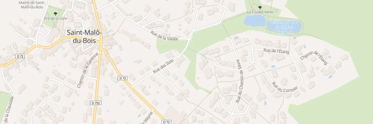 Plan du 6 Rue des îlots à Saint-Malô-du-Bois