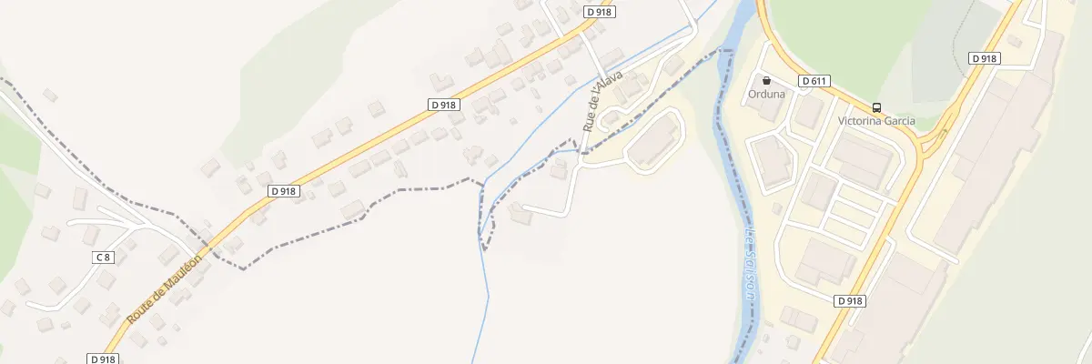Plan du 310 Rue de l’Alava à Garindein