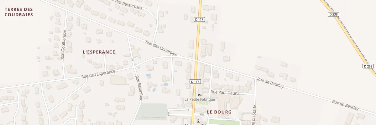 Plan du 39B Av de la République à Trizay