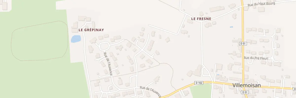 Plan du 6 Rue du Mont de l’Etang à Val d’Erdre-Auxence