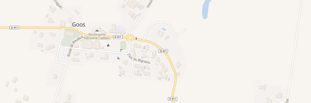 Plan du 3B Clos du Bignaou à Goos