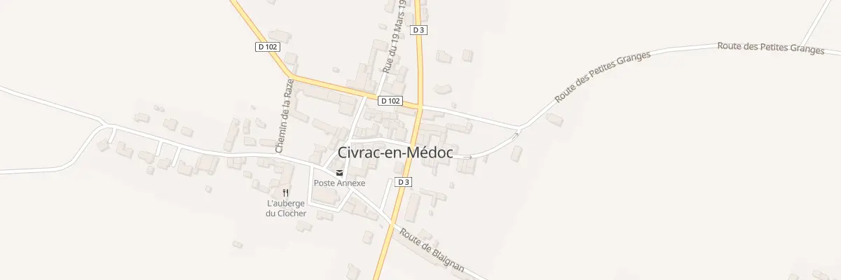 Plan du 1 Rue du Maquis de Vignes Oudide à Civrac-en-Médoc