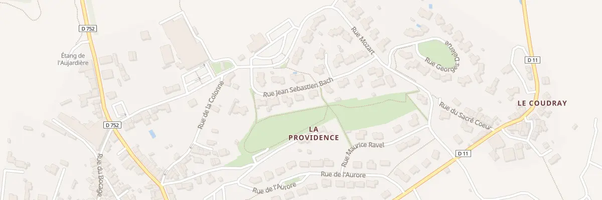 Plan du 13 Rue Jean Sébastien Bach aux Epesses